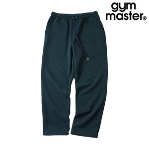 gym master ジムマスター 12oz ヘビー裏起毛 スウェットパンツ 裾スピンドル ワイドシルエット メンズ G833741 グリーン