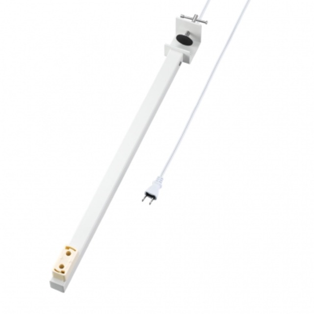 YAZAWA(ヤザワ)　展示バー　引っ掛けシーリングタイプ　500mm ホワイト　TV50CWH