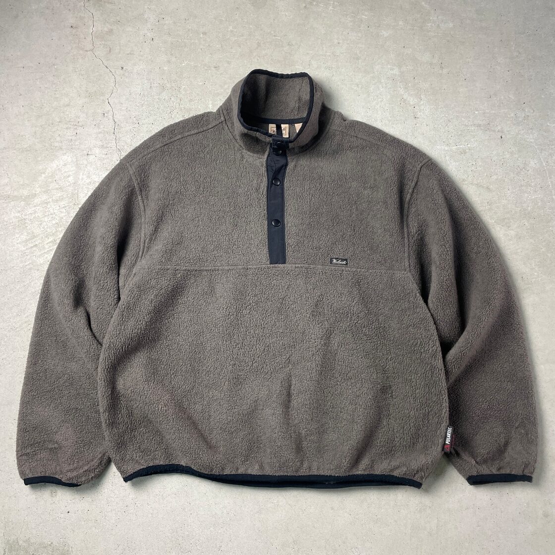90年代 WOOLRICH ウールリッチ フリースプルオーバー スナップTタイプ  