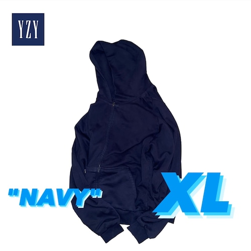 【NAVY size XL】 2022s Yeezy×GAP doubleface zip up sweat hoodie