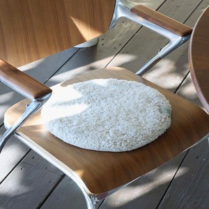 ムートンチェアパッド クリンプ