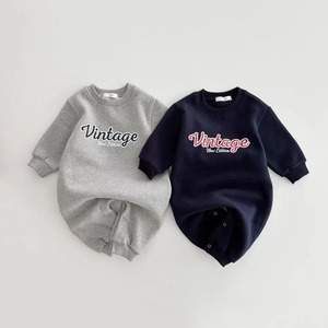 【春作】英字プリントオールインワン　全2色
