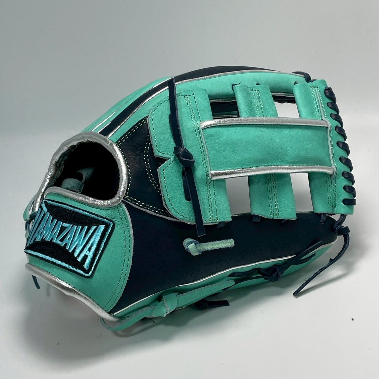 【軟式】玉澤 内野グローブ TG-TG50AD-1 刺繍あり(ターコイズグリーン)|タマザワ