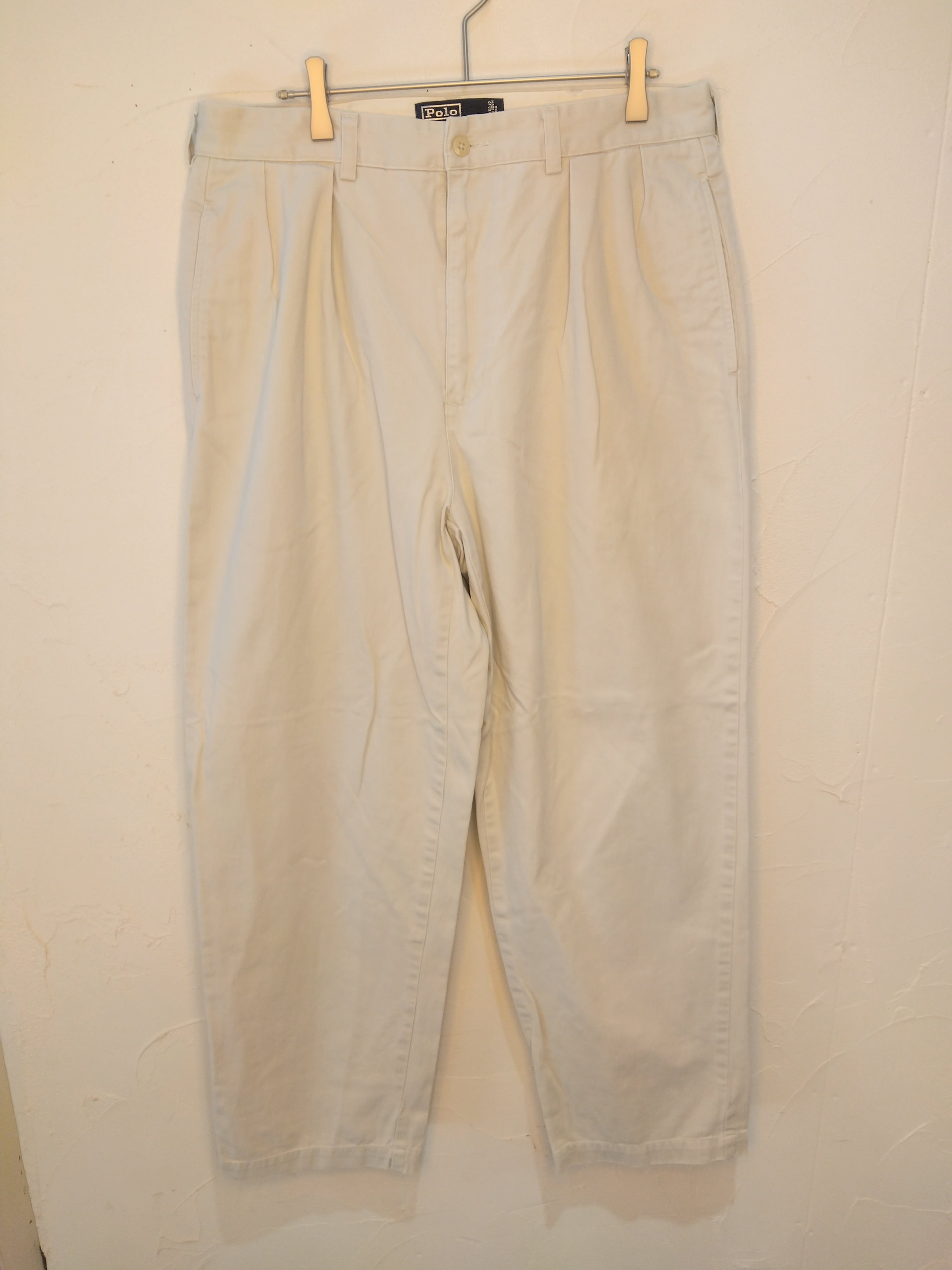 Polo 2tuck チノ 34x30