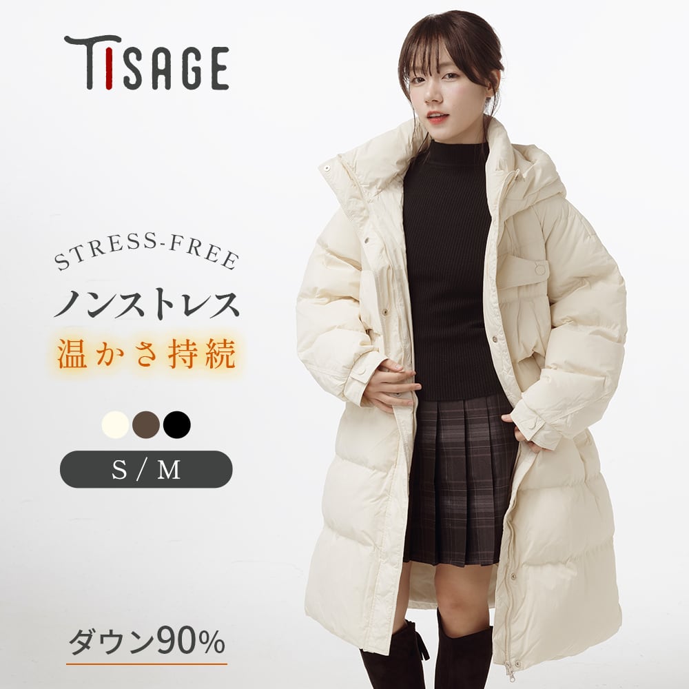 ダウンコート レディース ダウンジャケット 2025 フード付き 大きい