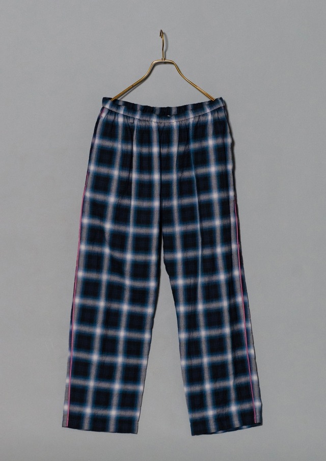 Piping Easy Pants - Blue