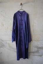 Japanese-Pattern Dress with Chinese-Style Buttons