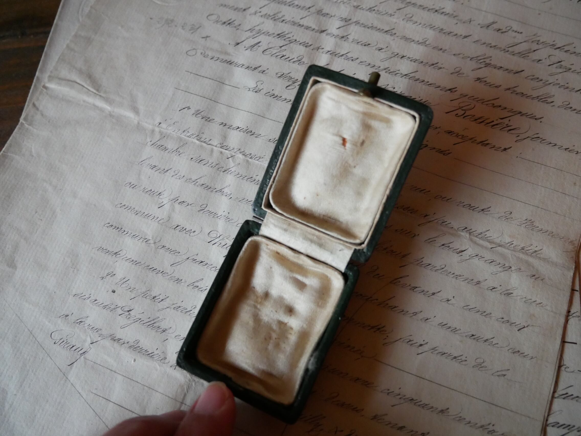 フランスアンティーク ジュエリーボックス