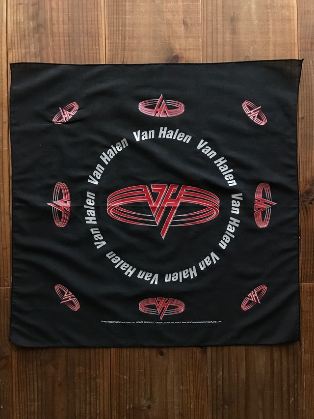 90's Van Halen バンダナ ブラック