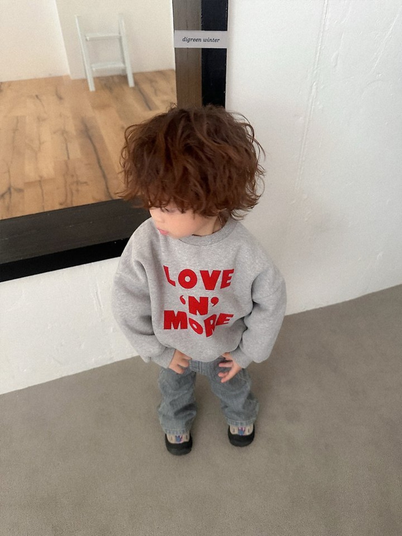 〖取寄〗韓国子供服 / 26winter / Digreen / ラブモアトレーナー / キッズ / 冬服 *S~2XL*