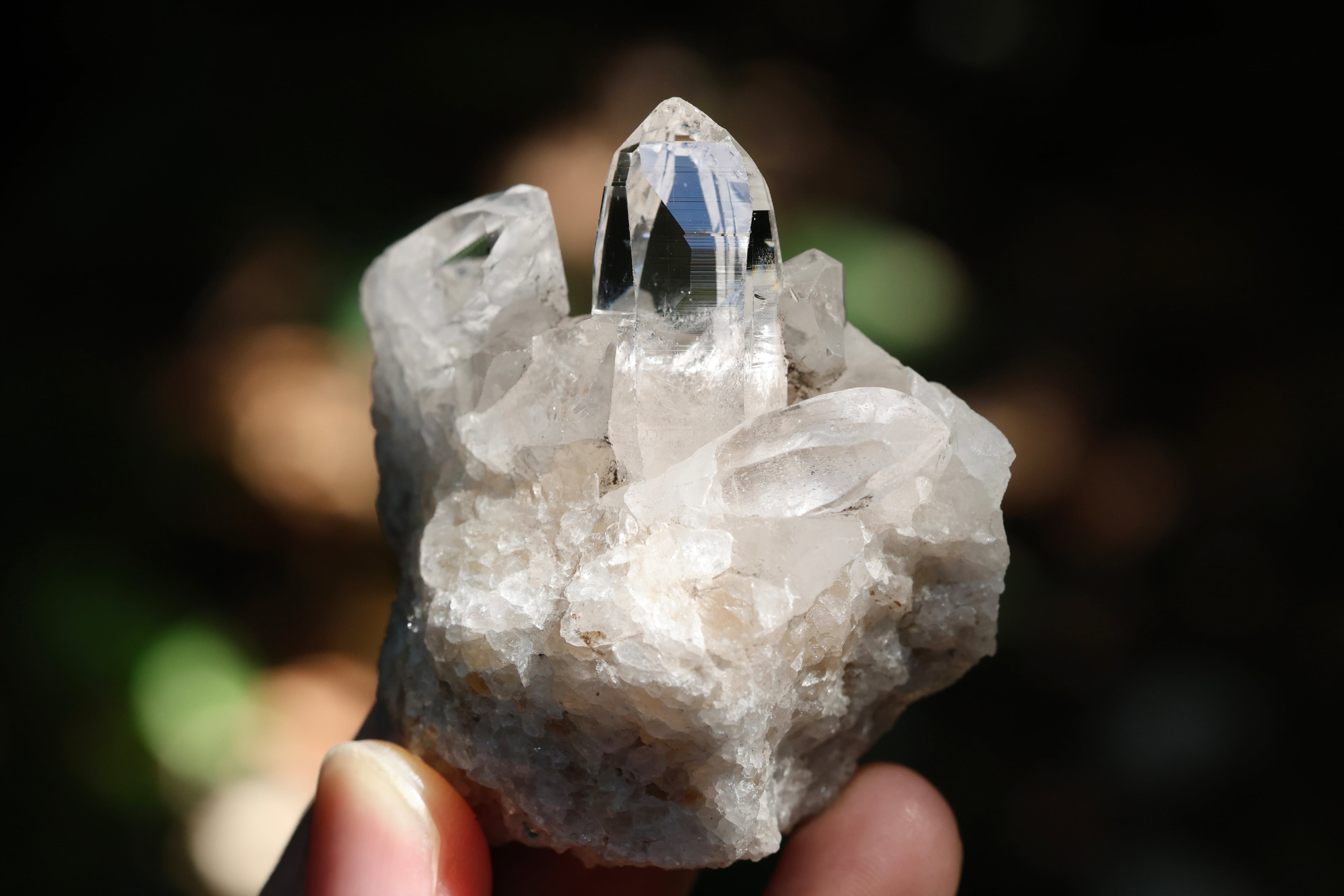 ユ*ー様 超激レア珍品‼︎ 限定出品　ヒマラヤ水晶　クリスタル　五鈷杵　法器　ネ ヒマラヤ水晶 ガネーシュヒマール産 | 石垣島の夜光貝とヒマラヤ水晶