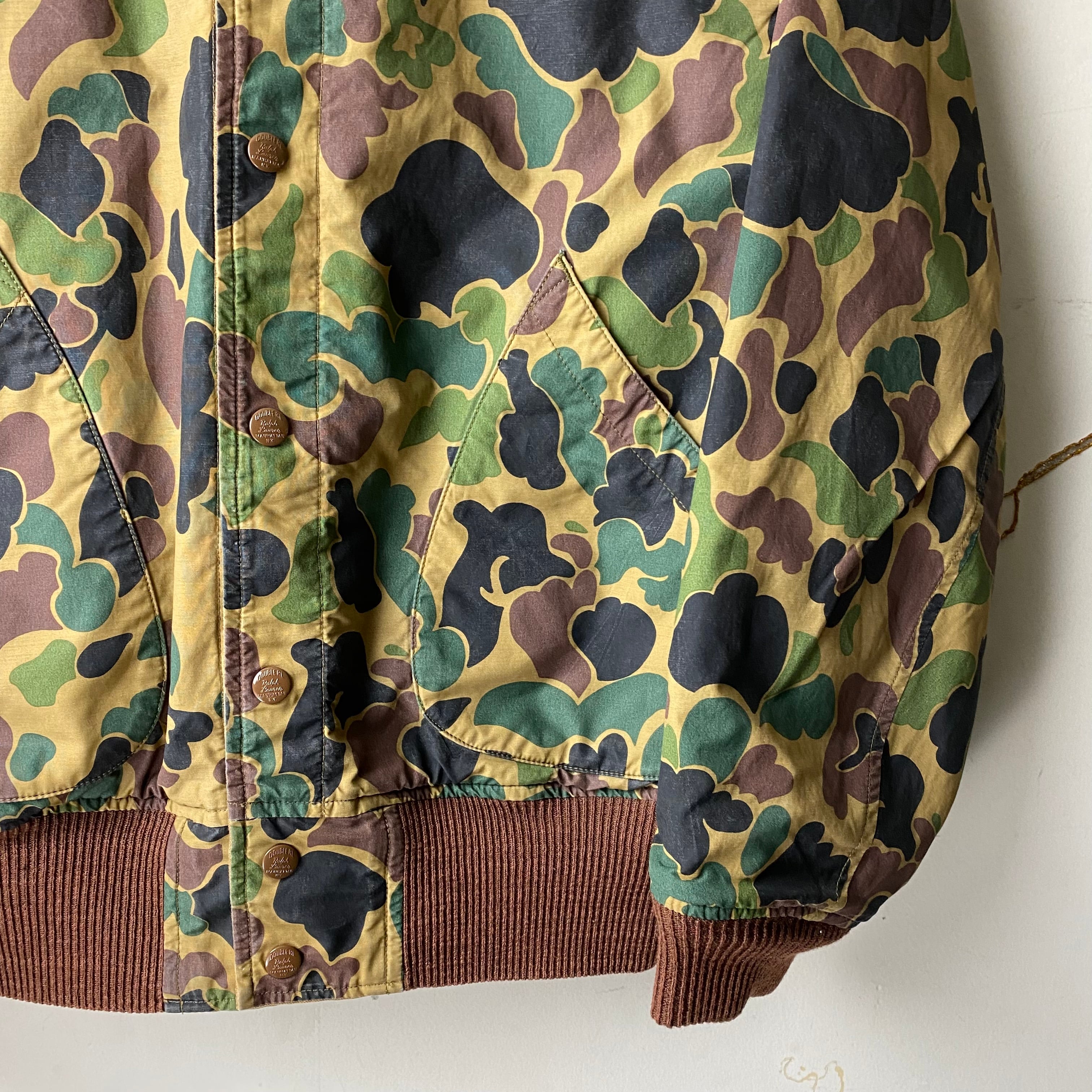 RRL brown duck × camouflage nylon reversible blouson | NOIR ONLINE