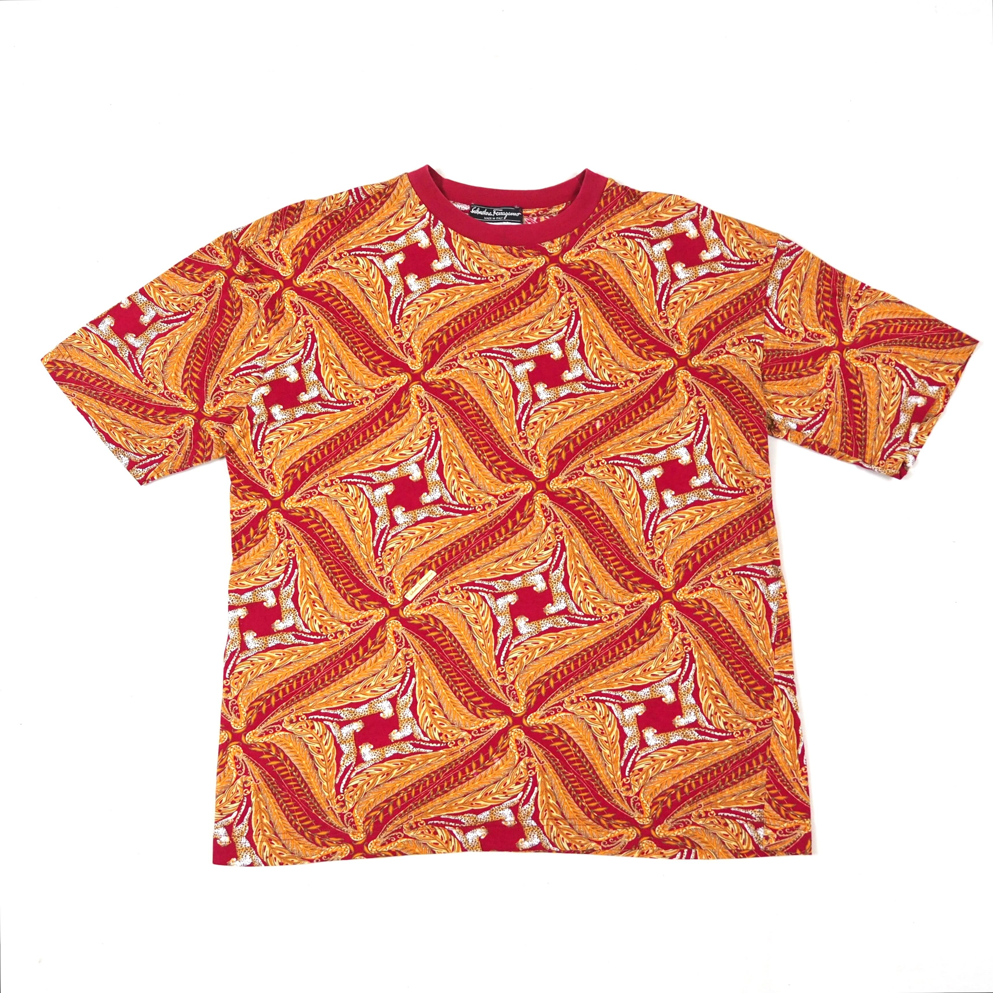 Salvatore Ferragamo all over print T-shirt /one size fits all