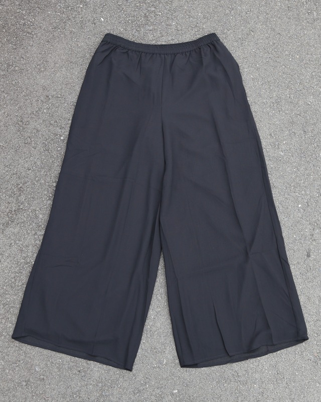 Baggy sheer layered slacks
