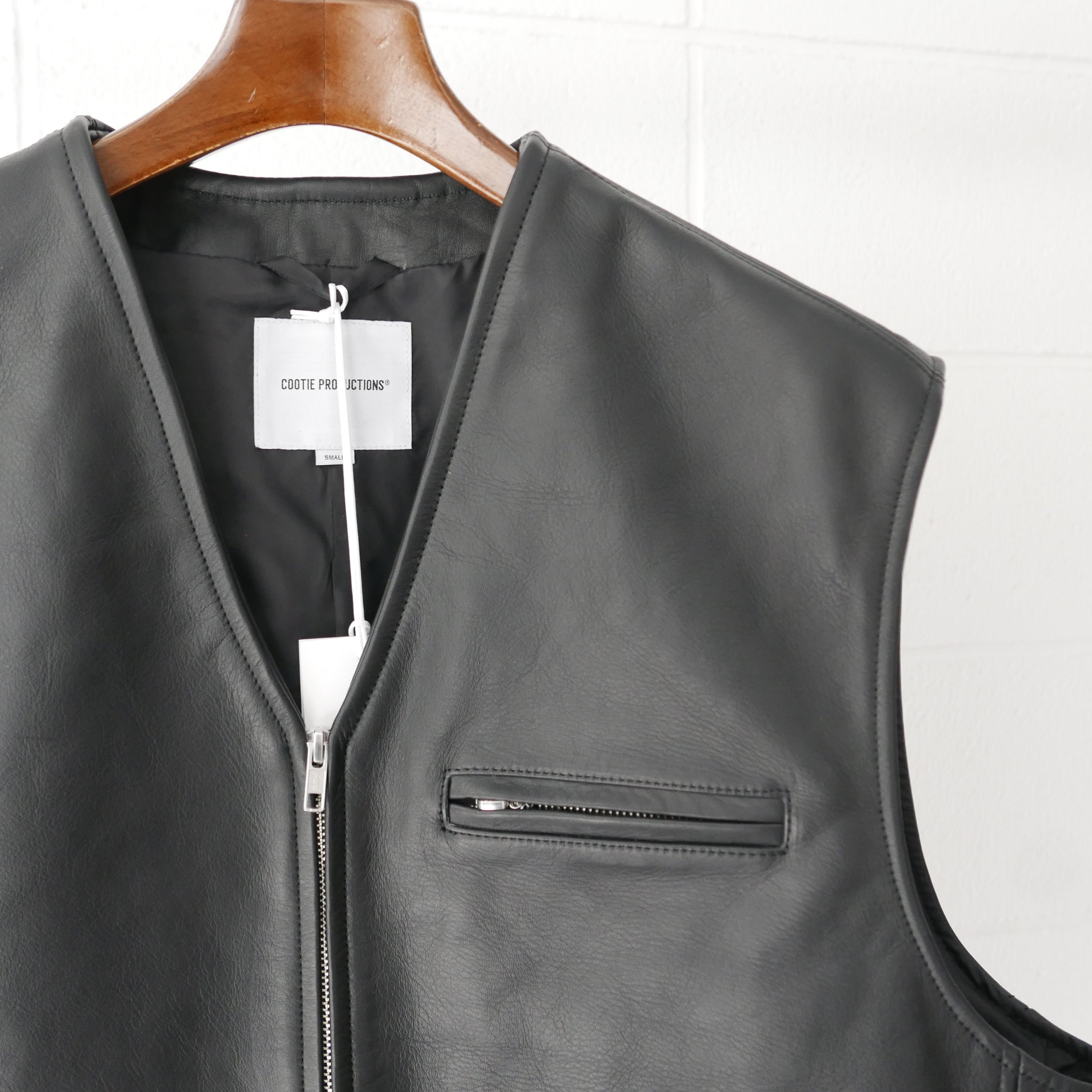 COOTIE Leather Work Vest | integral