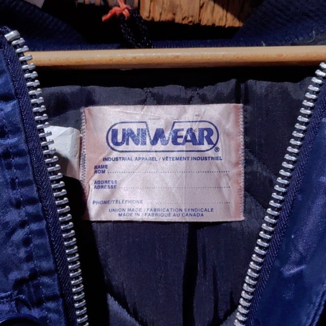 1970-80s Nylon Work Jacket Made in CANADA / XL相当 カナダ製 1970-80s Nylon Work Jacket Made in CANADA / XL相当 カナダ製