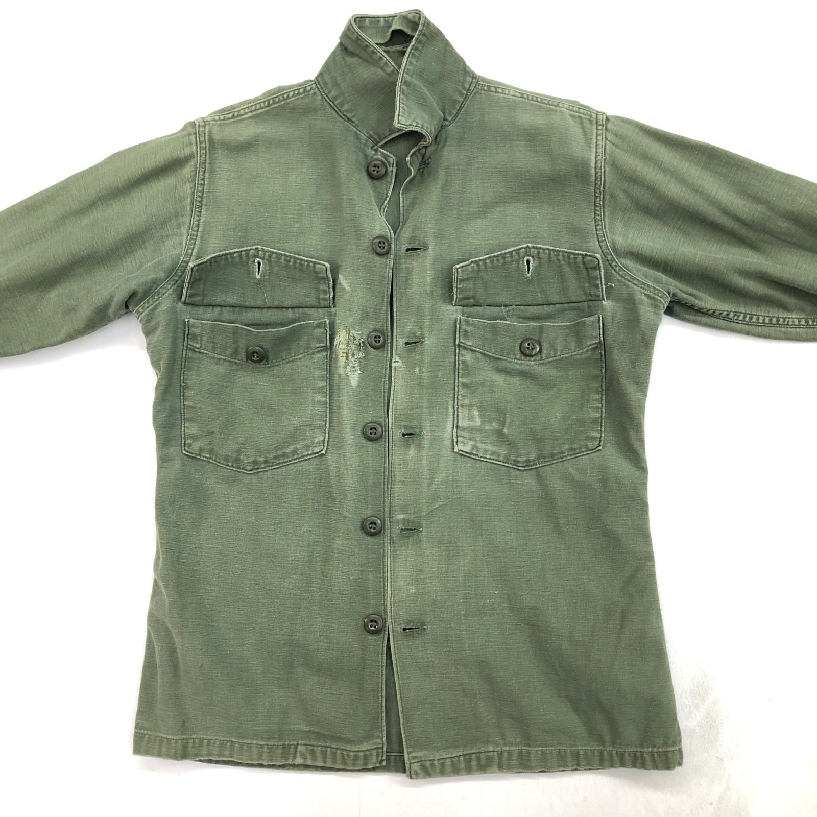U.S.ARMY 60年代 USA製 OG-107 ユーティリティシャツ UTILITY SHIRT