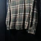 ORVIS ヘビーネルシャツ チェック カーキ XXL オービス