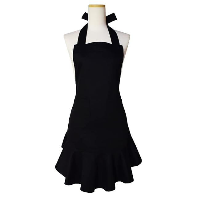 DEAN&DELUCA】ハワイ限定 エプロン 首紐調整タイプ 黒 ブラック