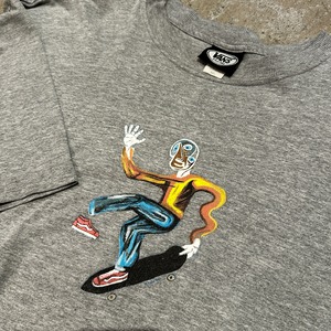 1990'S VANS SKATEBOARD T-SHIRT GRAY XXL USA