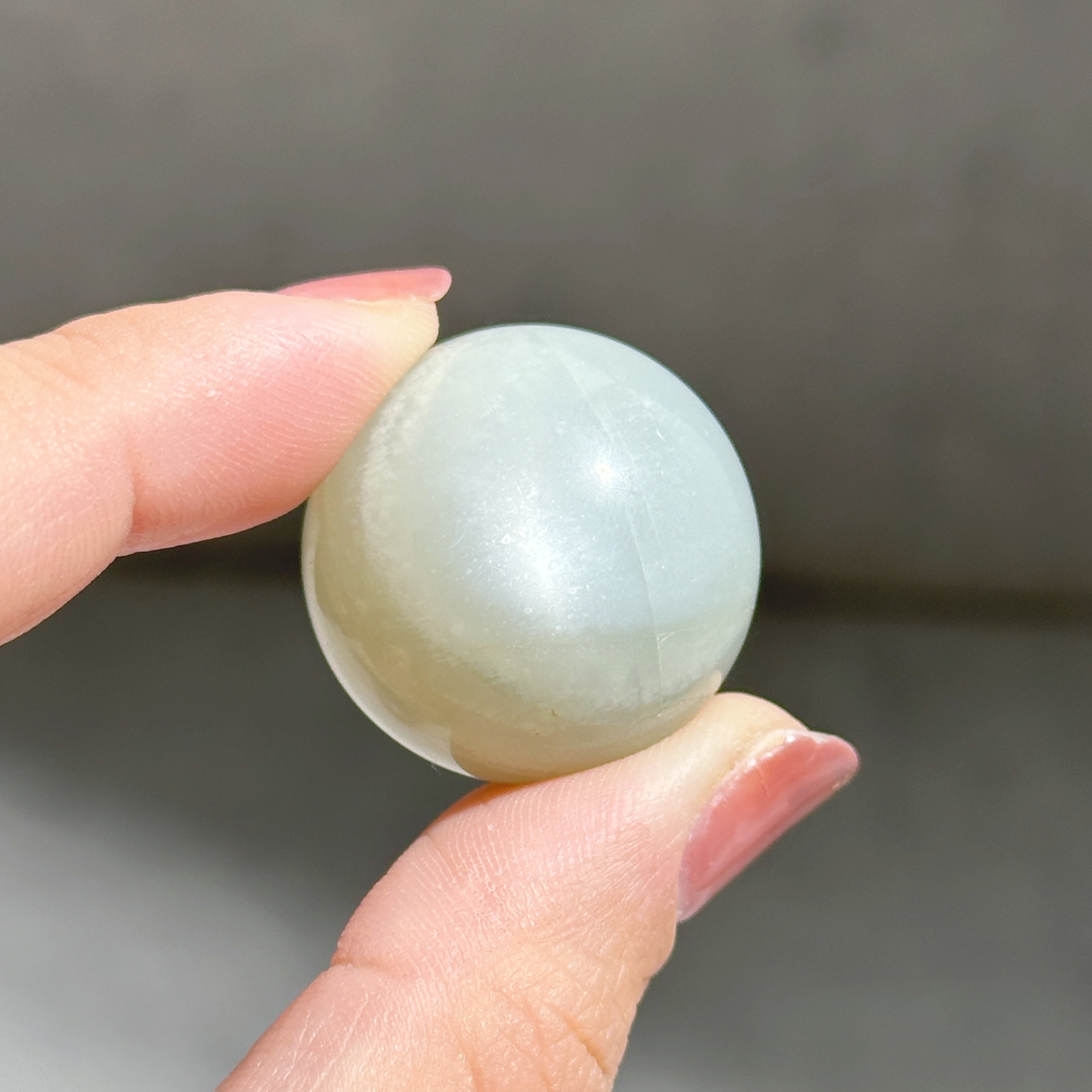 グリーンムーンストーン スフィア(丸玉)01◇Green Moon Stone◇ 天然石・鉱物・パワーストーン