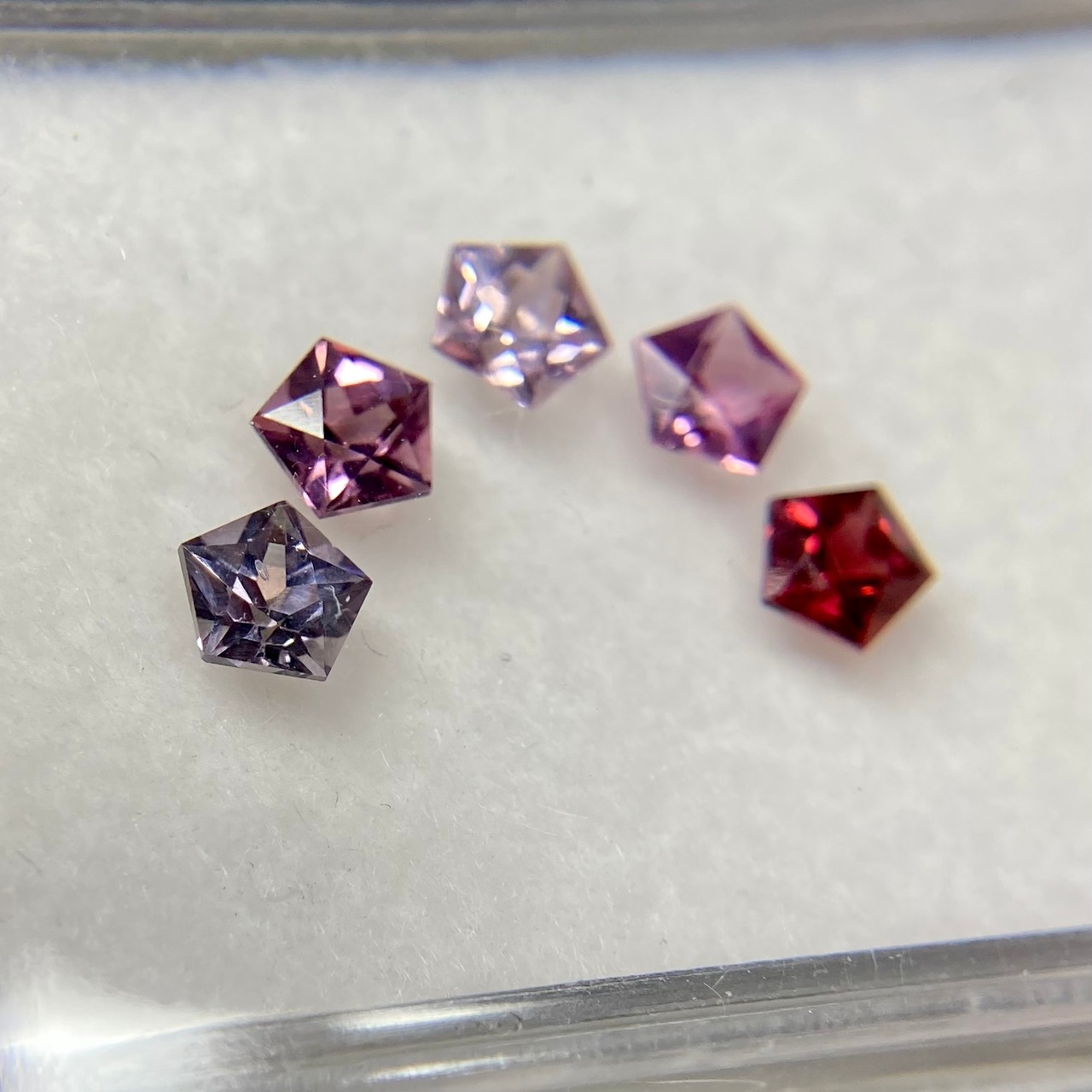 スピネル 星のアーチ 5点セット　約3.5mm No.5-1