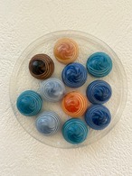 Japanese Vintage ボタン 19mm ドーム型ボタン 昭和レトロ アクセサリーパーツ 装飾材 デコレーション材