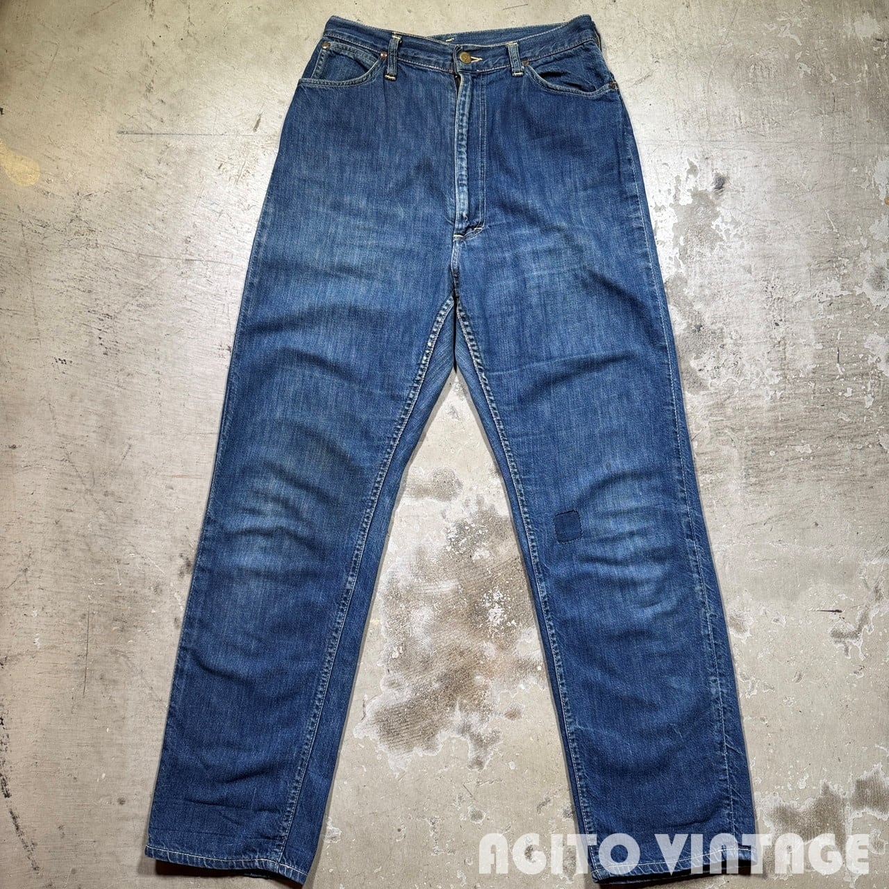70's LEVI'S リーバイス 505 デニム Big E デカ文字 濃いめ グッド