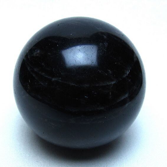 モリオン 黒水晶 丸玉 62mm 一点物 151-9574