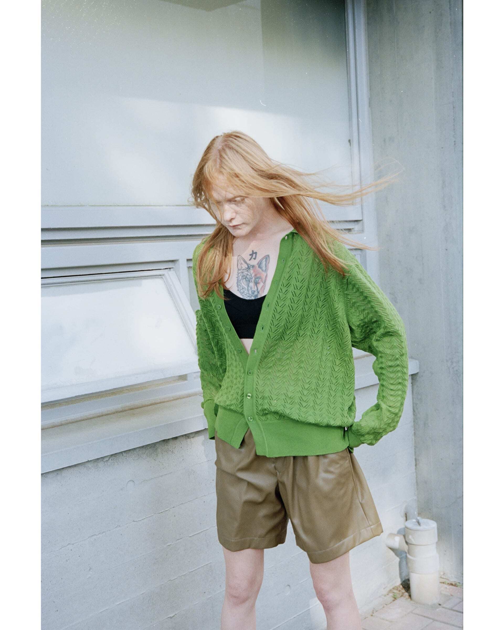 取扱店舗限定アイテム Allege 2022SS OPENWORK CARDIGAN | metodoicm