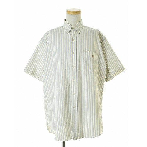 RALPH LAUREN / ラルフ ローレンBLAKE ストライプ ボタンダウン半袖シャツ