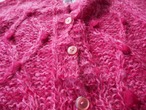 ITALY 1960’s~1970’s Vintage hand knit cardigan