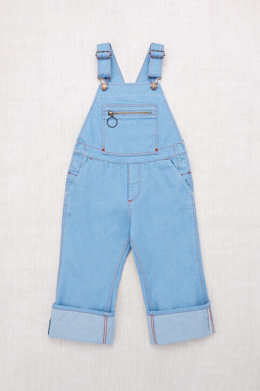 ラスト1 KIDS【Misha & Puff】25 spring drop2 / Zip Overall / Baby Blue