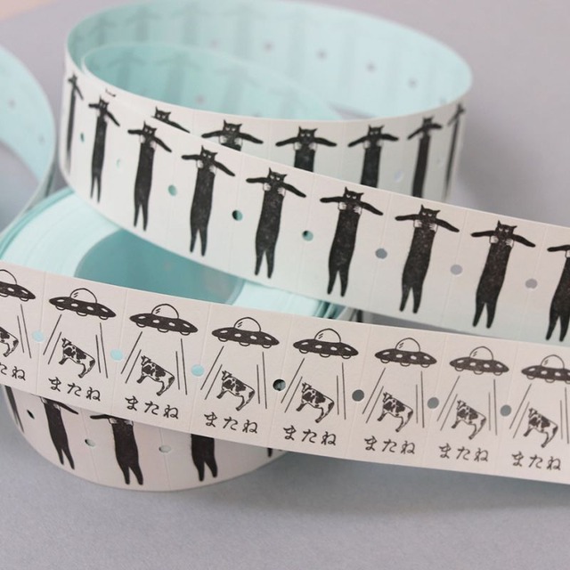 サブロ　またね　強粘着　21.6×12mmラベラーロールシール　SB01