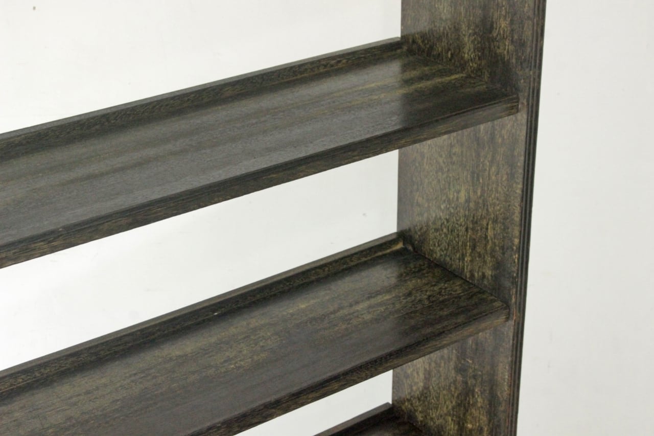 レトロ 楔本棚 くさび ブックシェルフ オープンシェルフ ラック 飾り棚