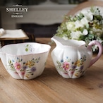 英国シェリーShelley ワイルドフラワー クリーマー&シュガーボウル&プレート thumbnail 1