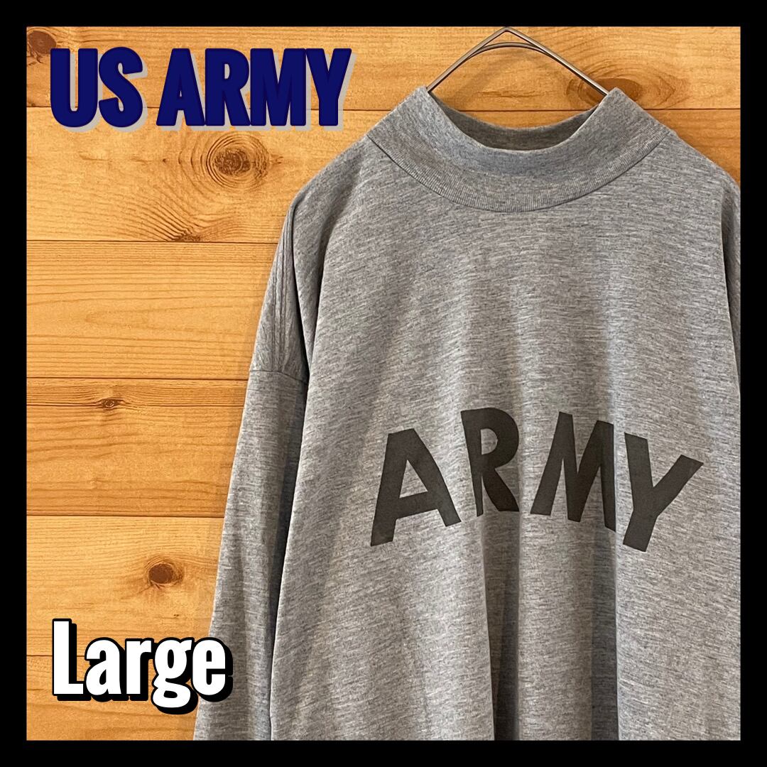 US ARMY】 米軍 アーミー ロンT 長袖 Tシャツ ミリタリー Aロゴ