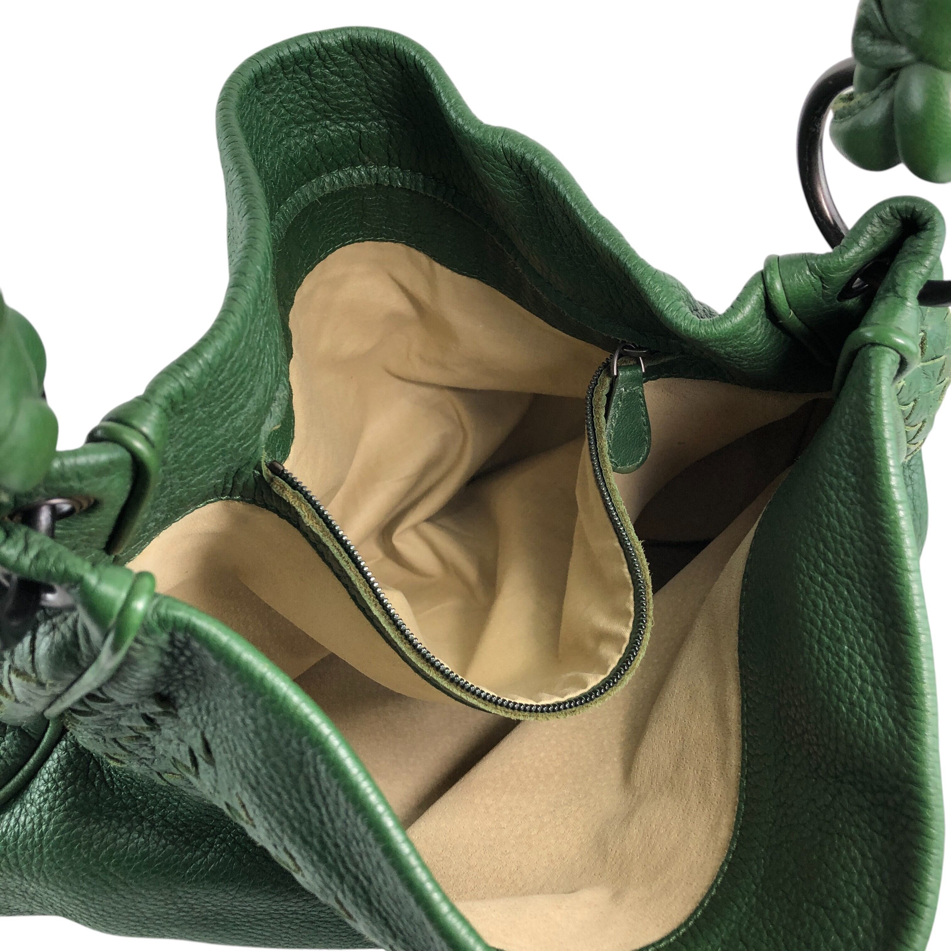 Bottega Veneta ボッテガ・ヴェネタ ショルダーバッグ グリーン レザー