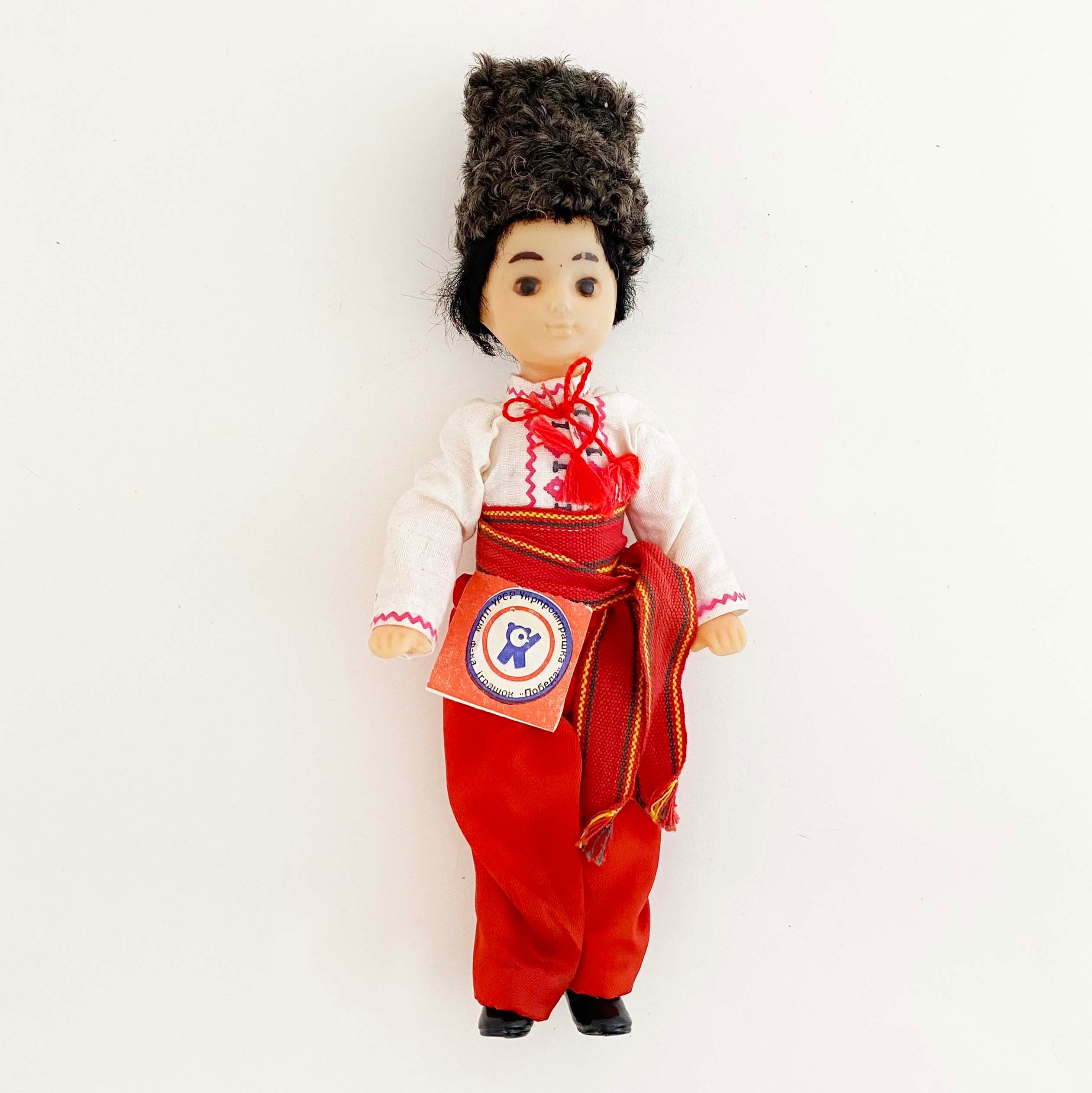 ソ連ビンテージ/コサック人形（黒色帽子）