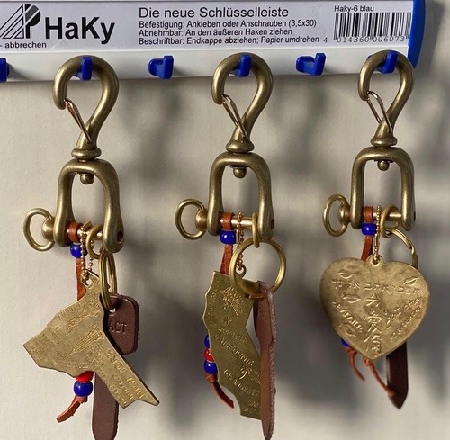 RE.ACT「 New vintage Snap hook Key holder 」California・New York・Heart