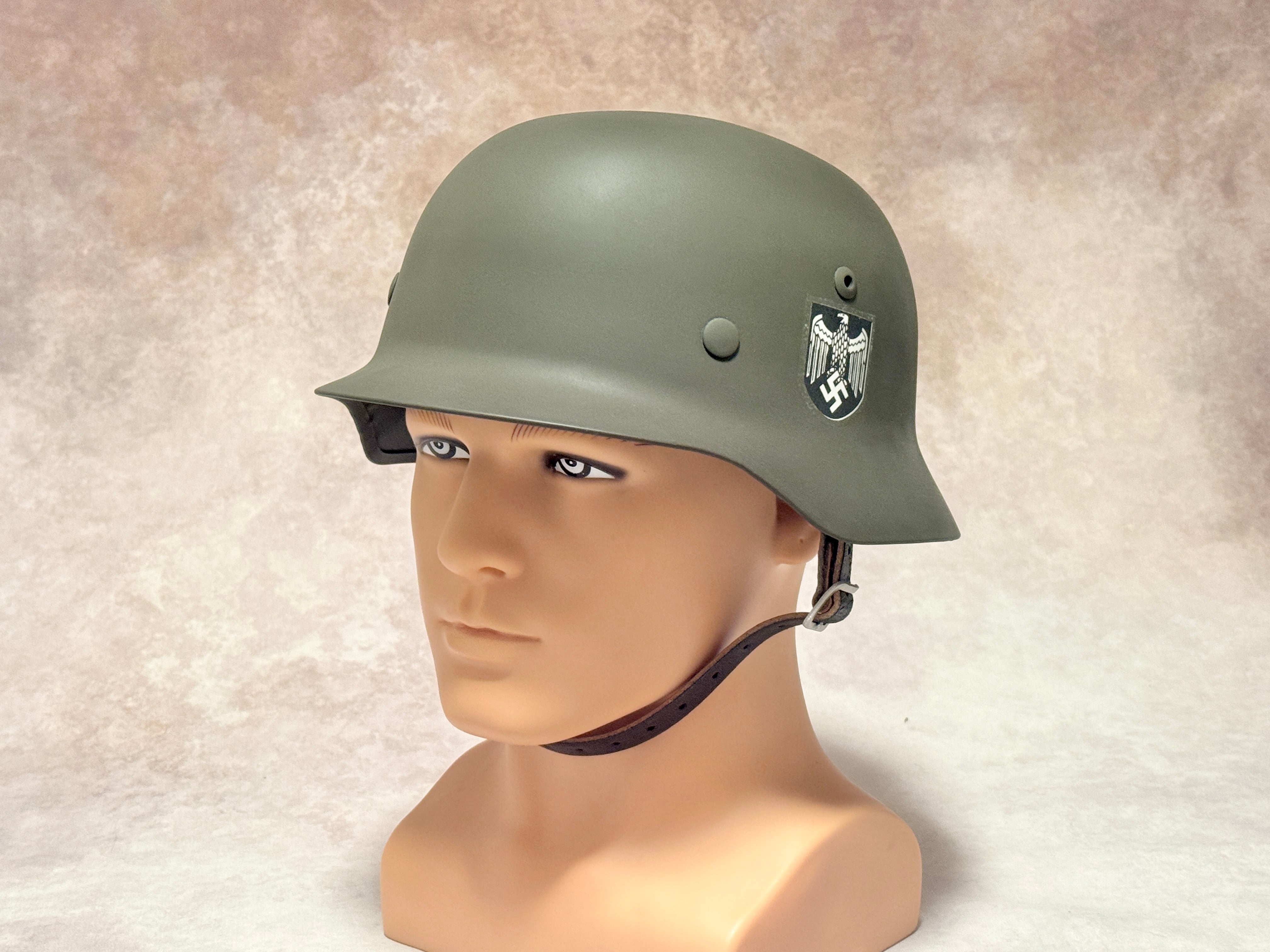 WWⅡ ドイツ軍 M35シュタールヘルメット(陸軍・ダブルデカール
