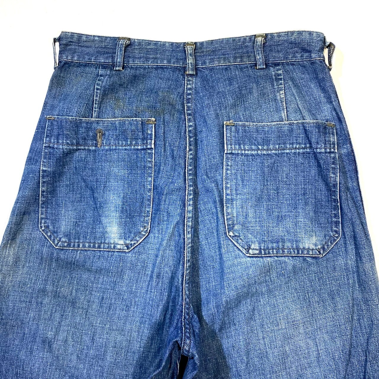 50年納品 ビンテージ 米軍実品 U.S.NAVY デニムセーラーパンツ 
