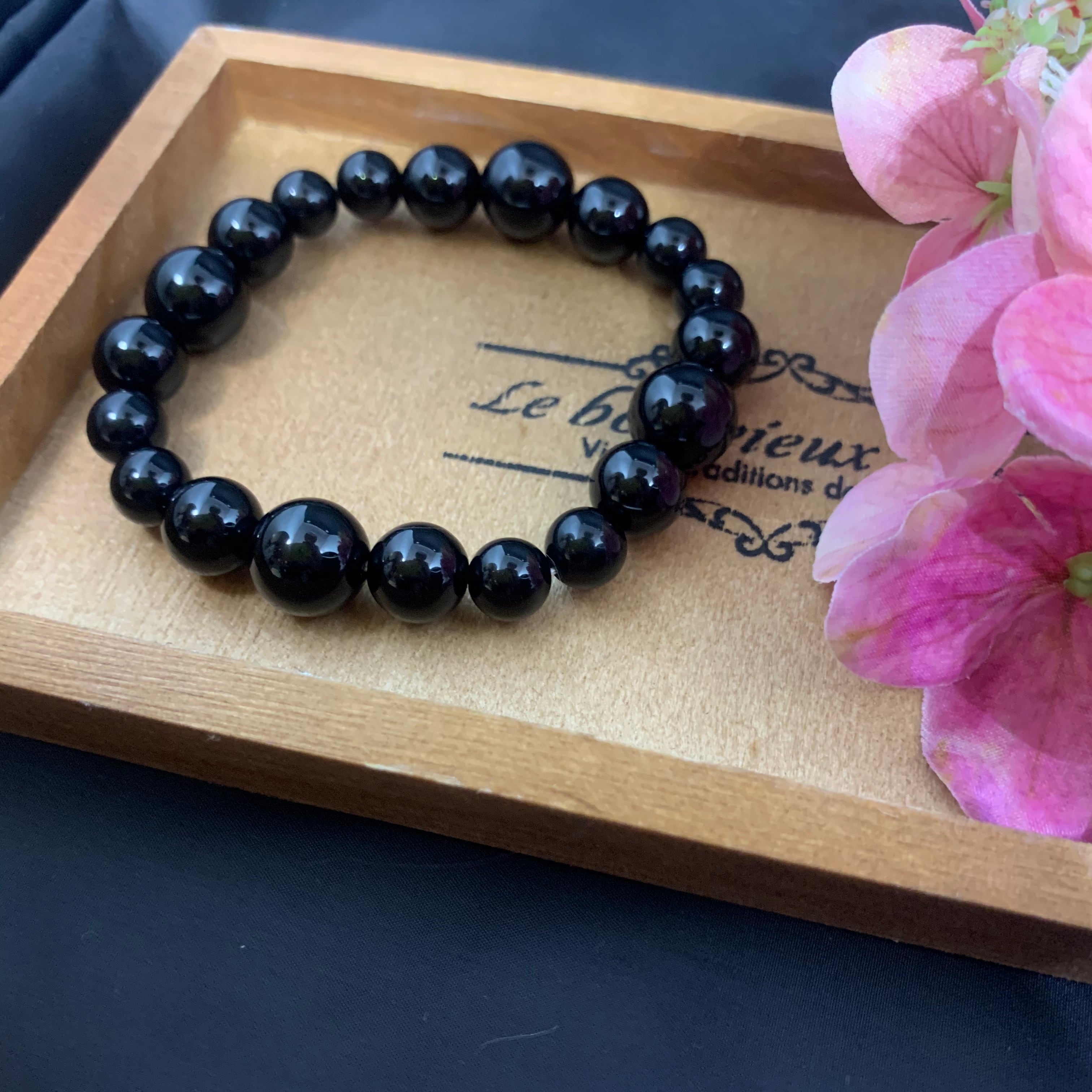 14kgfパープルオニキス✖️MOP✖️水晶ブレスレット 14kgfパープルオニキス✖️MOP✖️水晶ブレスレット