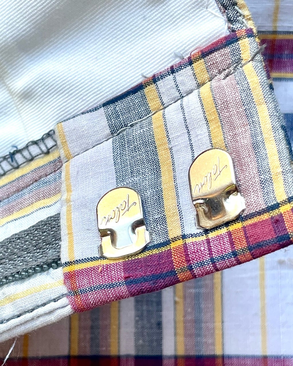 インディアンマドラスチェックトラウザーズ　Made in USA インディアンマドラスチェックトラウザーズ Made in USA