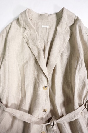 Linen Long Shirt Coat