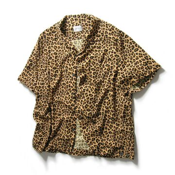 PLEATS PLEASE 半袖シャツ 幾何学模様ブルーブラウンSize4 Basket 