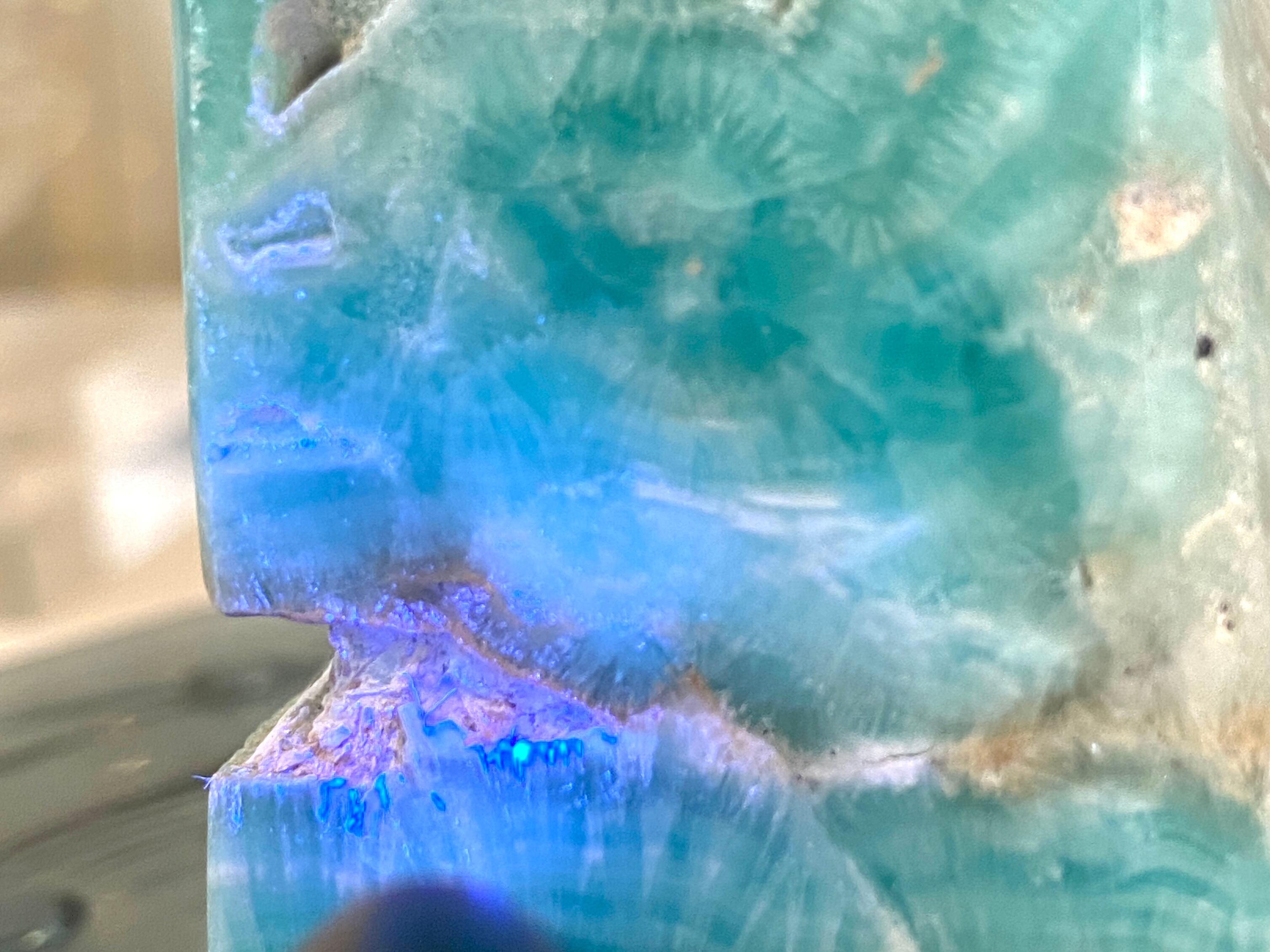 91%OFF!】 061 アフガニスタン ヘルマンド州 ブルーアラゴナイト