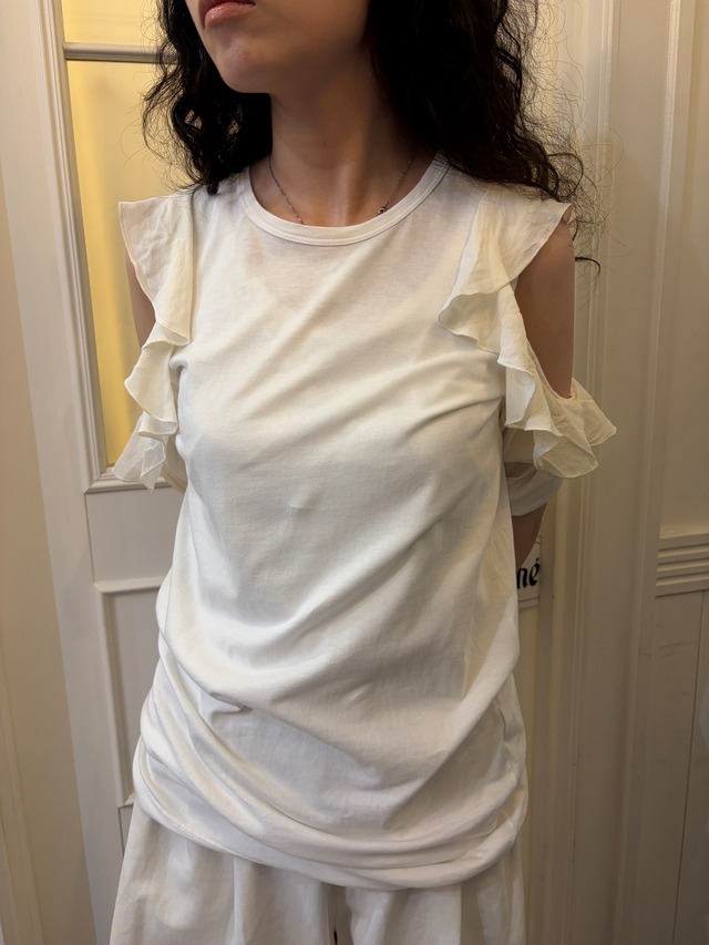 N°21/ Vintage frill sleeve  Tops (O)