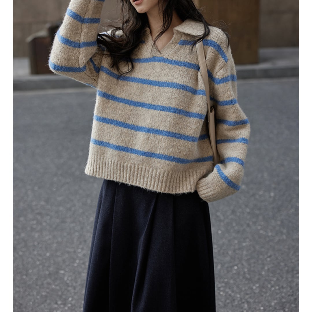 nicely chic striped sweater