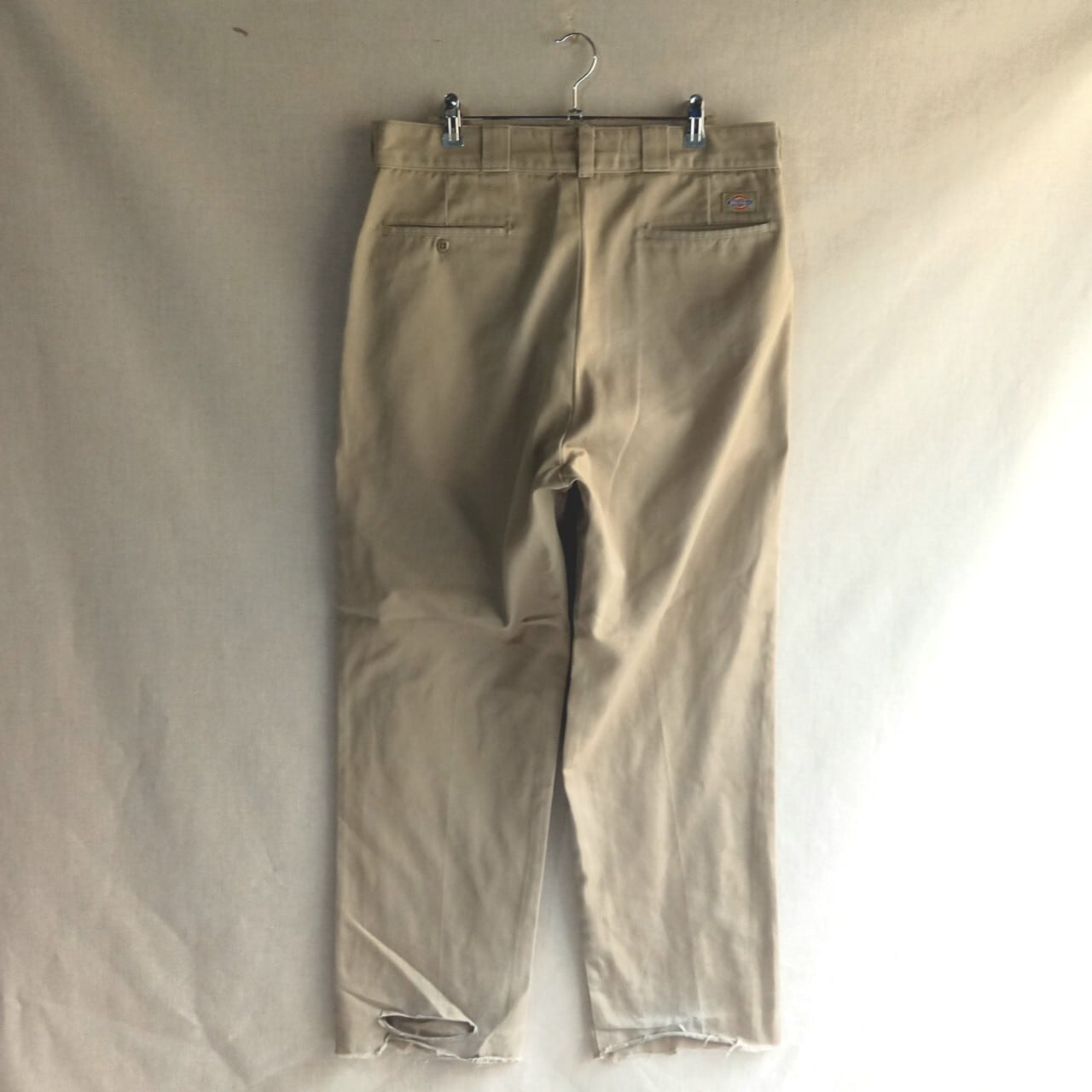 90s～ Dickies 874 ワークパンツ 35インチ位 ボロ ダメージ アメリカ製